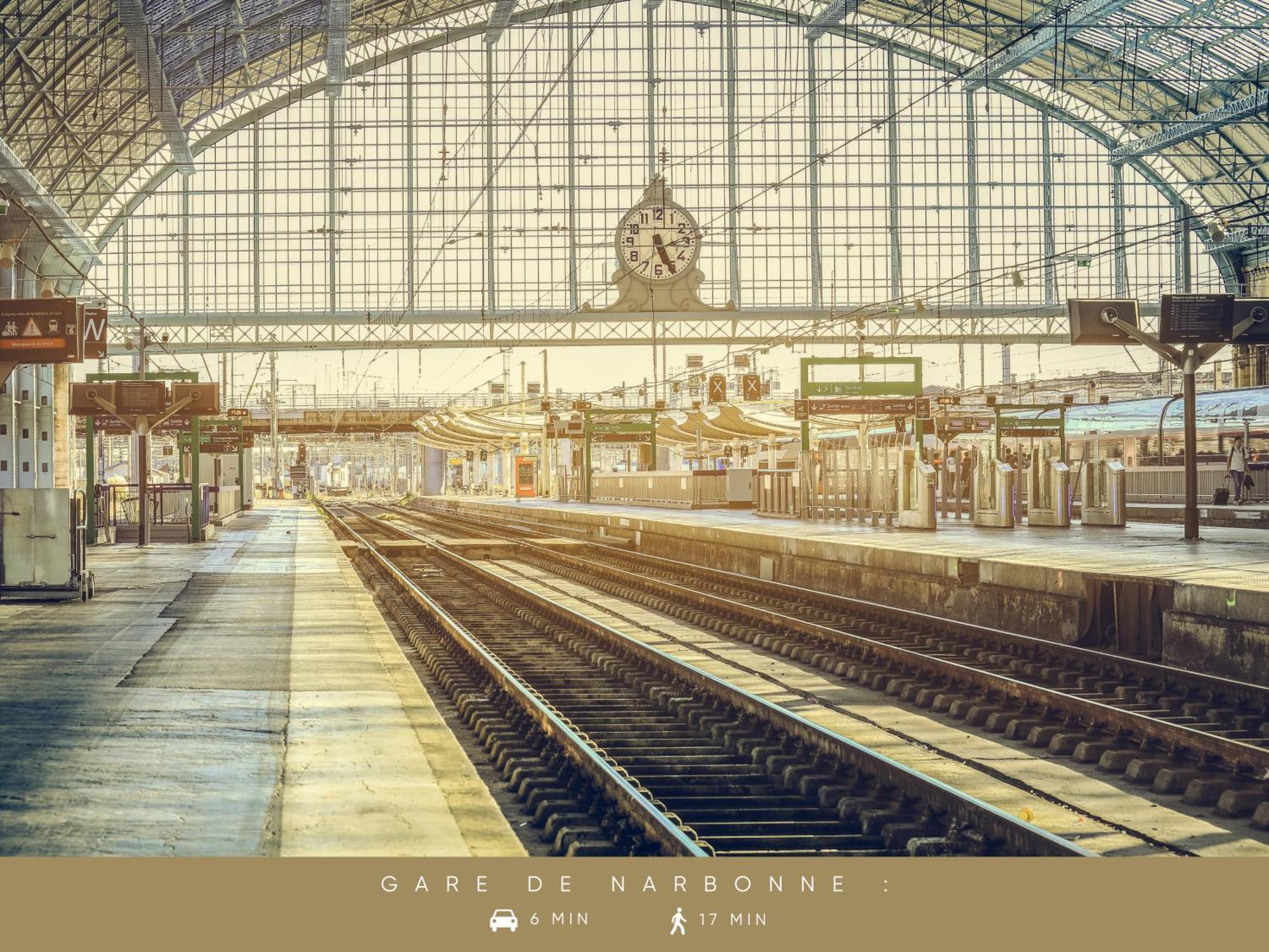 Le Convivial ~ Climatisation ~ Terrasse ~ Halles ナルボンヌ エクステリア 写真
